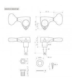 Gotoh SGV 510 ZL5RC - 3l 3r