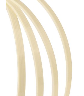 Incudo celluloid guitar binding translucent straight grain ivory