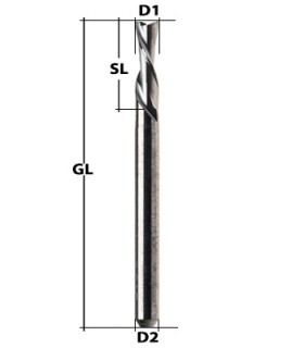 Gleichlauffräser 1,0 mm